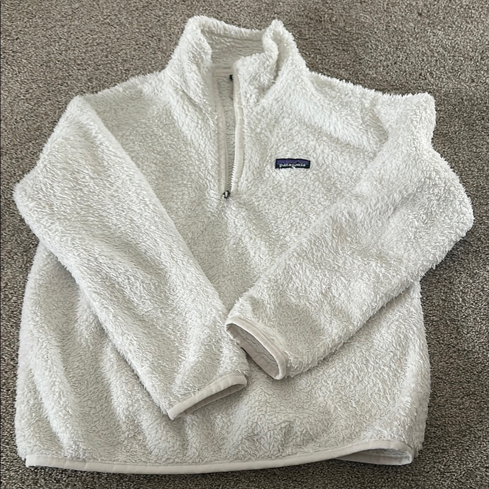 Patagonia los gatos White Fleece Pullover